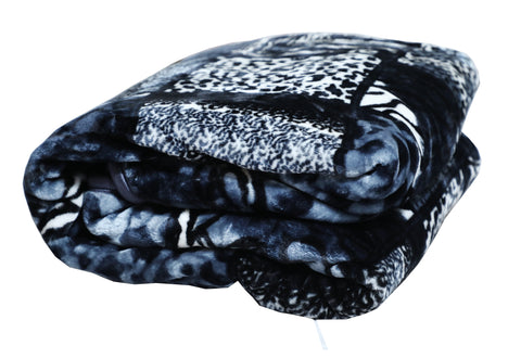 RIAN Tiger Print Mink Blanket for Double Bed( Multi Color ) RIAN Tiger Print Mink Blanket for Double Bed( Multi Color )