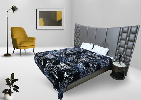 RIAN Tiger Print Mink Blanket for Double Bed( Multi Color ) RIAN Tiger Print Mink Blanket for Double Bed( Multi Color )