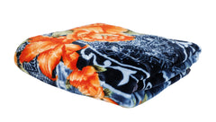 RIAN Super Soft Winter Floral Design Heavy Blanket for Single Bed (Multi Color)