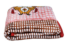 RIAN Ultra Soft Luxurious Warm Indian Sword Mink Blanket Single Bed for Mild Winter 2.5kg-Multicolor (230cm X 150 cm)