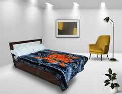 RIAN Super Soft Winter Floral Design Heavy Blanket for Single Bed (Multi Color)