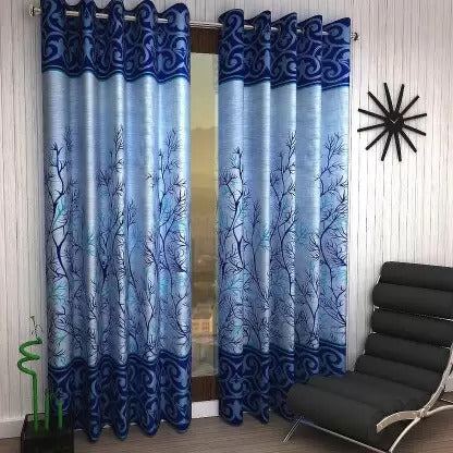 RIAN Polyester Semi Transparent Door Curtain