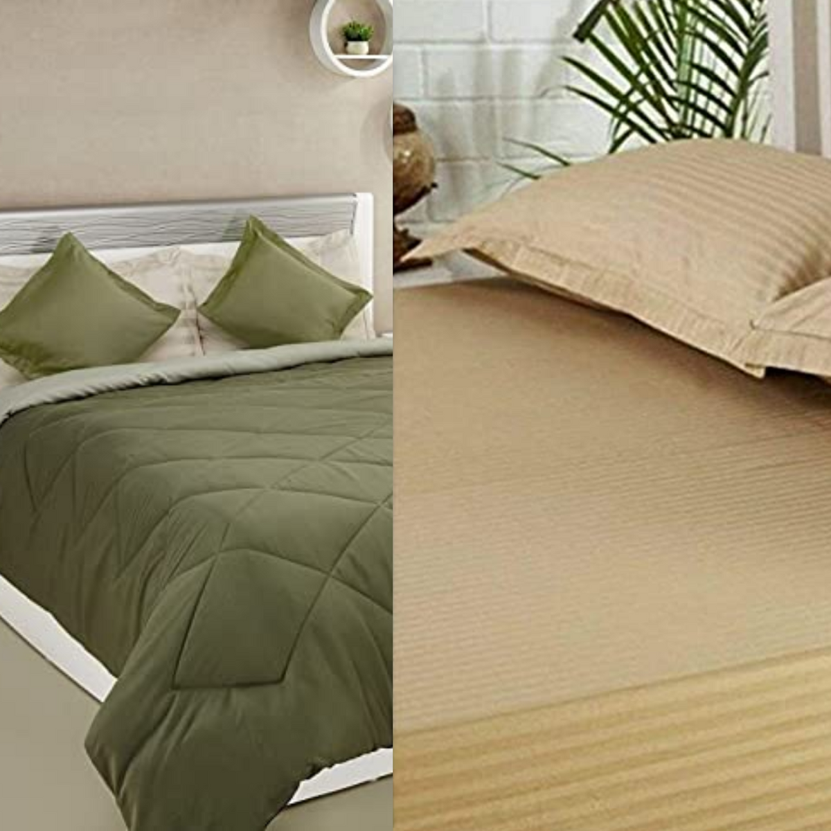 Double Bed Comforter + Bed Sheet Combo